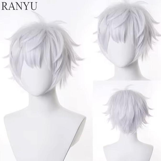 IND Wig Gojo Satoru Cosplay Jujutsu Kaisen Rambut Palsu Gojo Satoru Cosplay