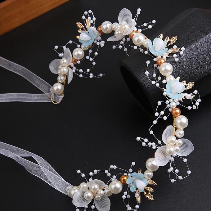 Kind- ZhamusSuper Fairy Leaves Flowers Garland Hair Band Bridal Sweet Wedding Dress Children Headwea