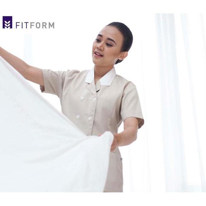 Seragam Suster FITFORM - DOUBLE BREASTED AS