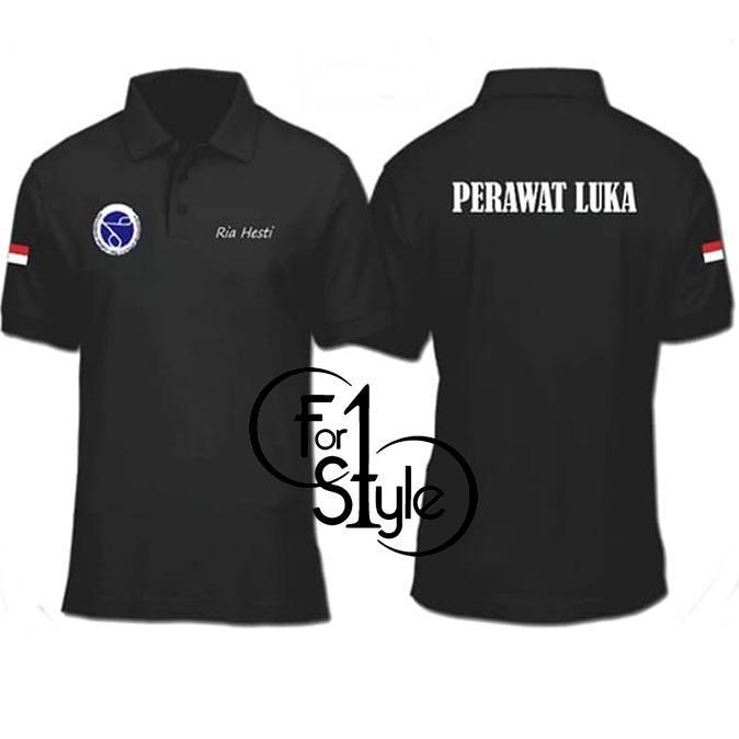 POLO SHIRT PERAWAT LUKA INDONESIAN WOUND CARE KAOS KERAH NURSE AS
