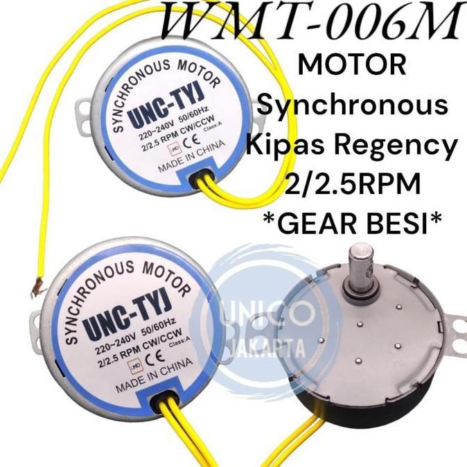 Trnasx- Dinamo Motor Kipas Angin /Synchronous Motor Rotary 2/2.5Rpm (Wmt-006M)
