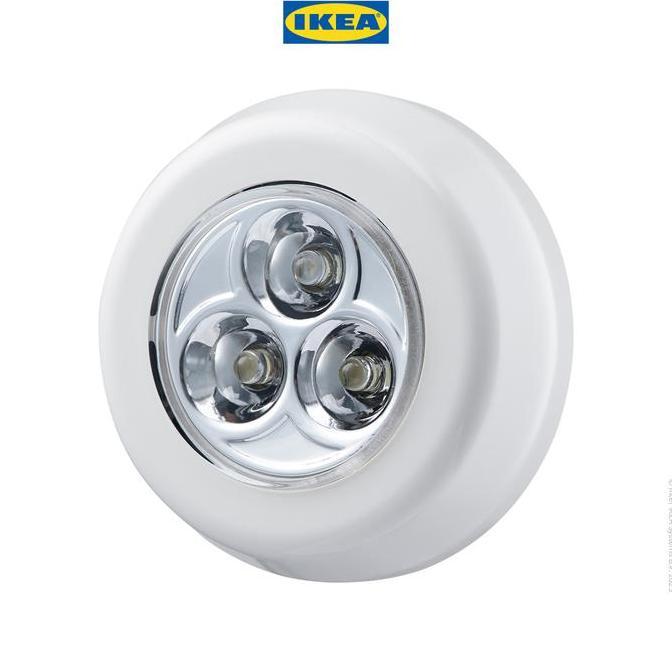 Lichtx- Ikea Ramsta Lampu Mini Led Putih Menggunakan Baterai Akrilik