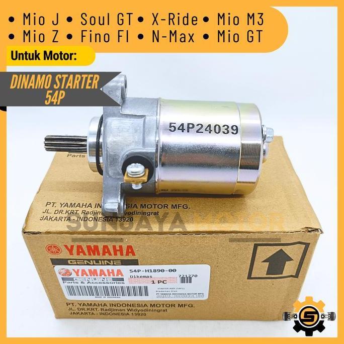 Trnasx- Motor Stater Kualitas Original Yamaha 54P Dinamo Starter Mio J Mio M3 Nmax Old Fino Fi Soul 