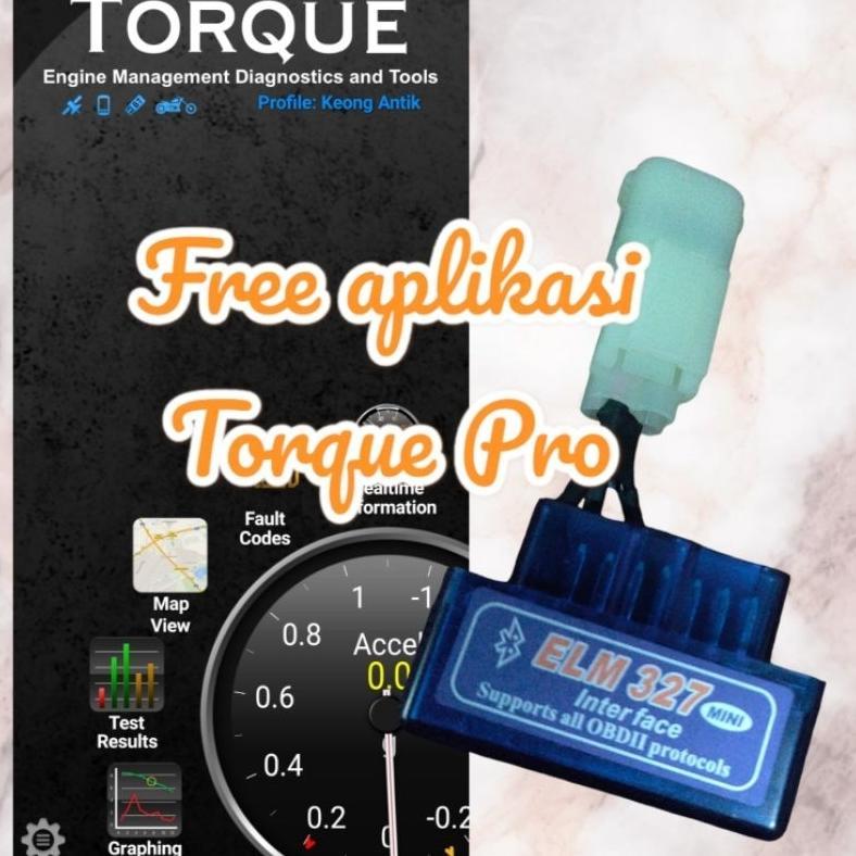 Scanner Motor Injeksi ECU Honda OBD2 Bluetooth