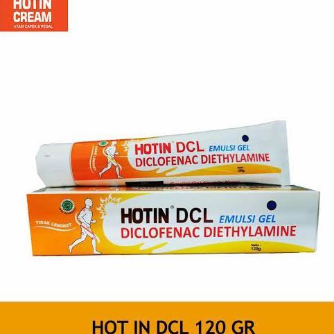 Knochen- Original Hotin Dcl Emulsi Gel Tube 120 Gram / Hot In Dcl 120 G Cream