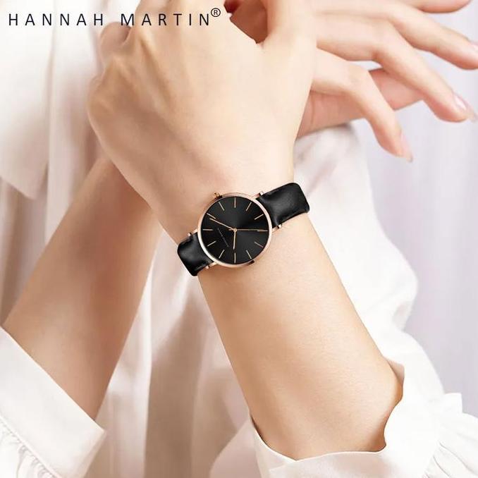 Frau- Hannah Martin Jam Tangan Wanita Hannah Martin Simple Design Original | Women Watch Ch32P Stain