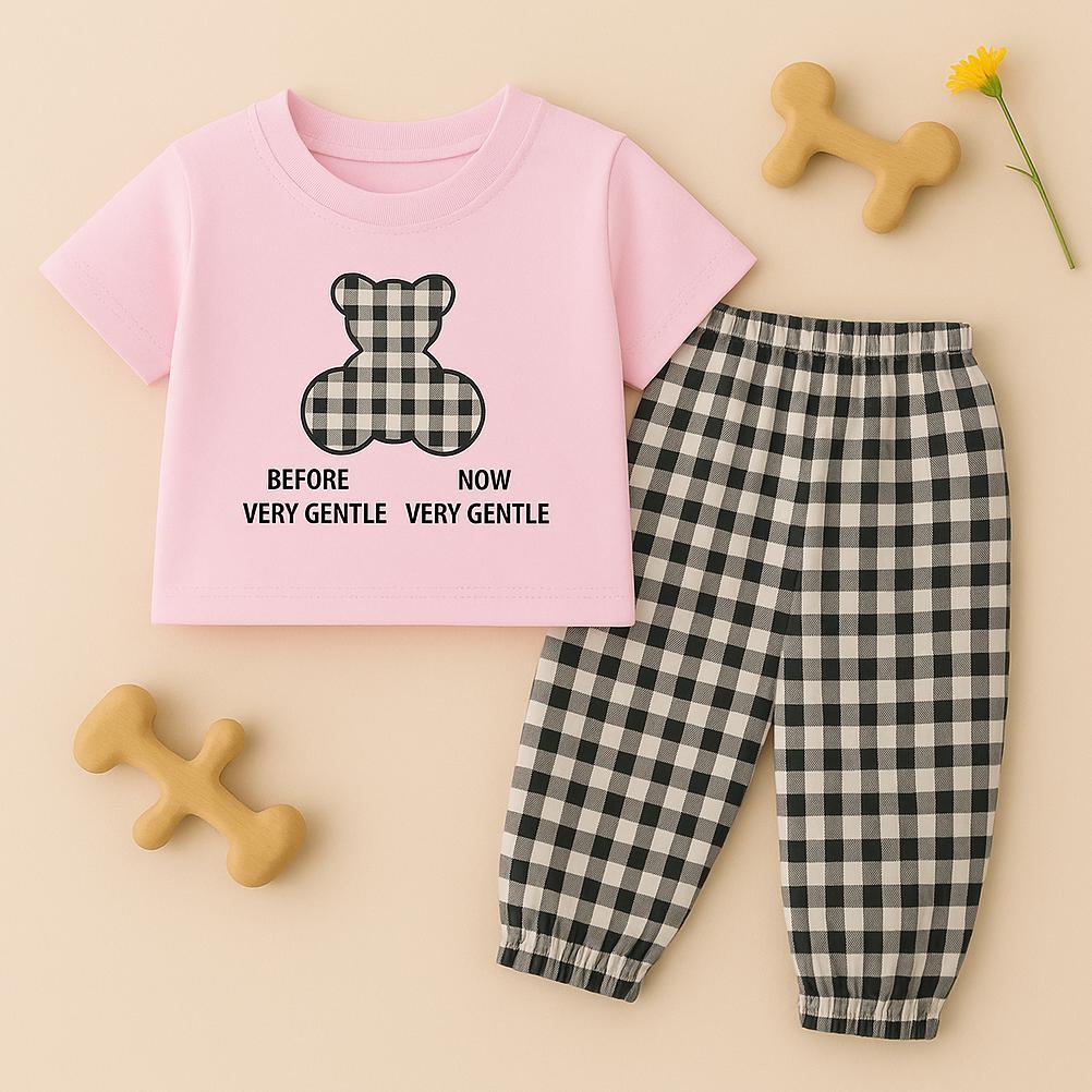 Grosir Najwa - Setelan Anak Serli Terbaru / Setelan Anak Bear Tartan
