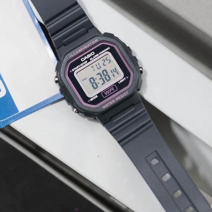 Frau- Casio La-20Wh-8Adf - Jam Tangan Wanita - Mini Size - Abu-Abu La20Wh