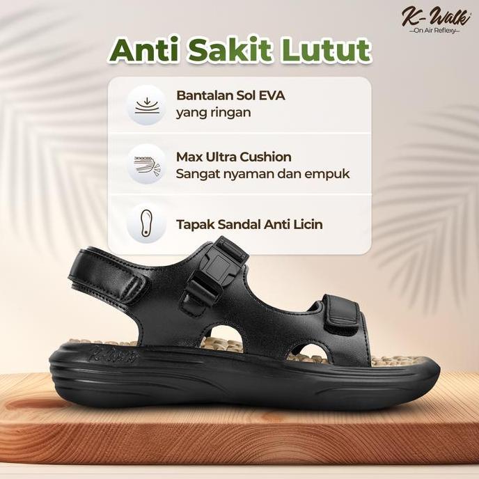 Medizin- Sandal Kesehatan & Refleksi Kozuii K-Walk Relaxer Sandal Kesehatan