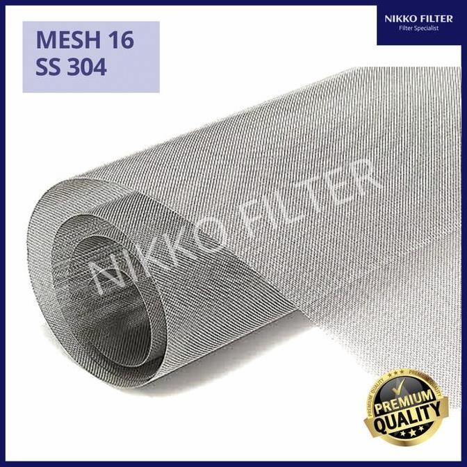 Kawat Nyamuk Stainless Jendela / Pintu Rumah SS 304 1M / Wire Mesh 16