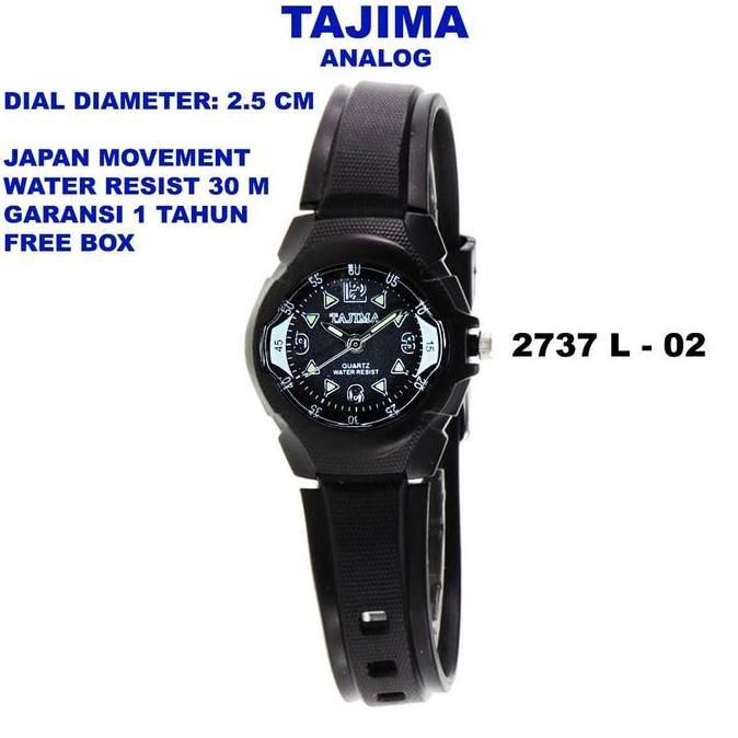 Frau- Jam Tangan Wanita Tajima Sports Orginal 2737 Garansi 1 Tahun Quartz Rubber