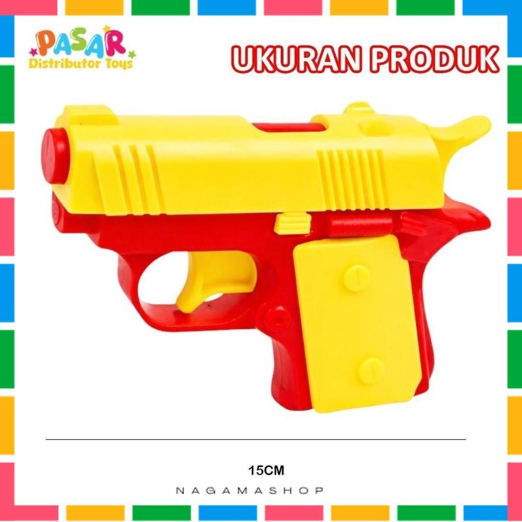 Promo Mainan Anak 88208-B/M1911 Gravity 3D Radish Gun Mainan Tembakan Mini Anak Edukatif Tekan Warna