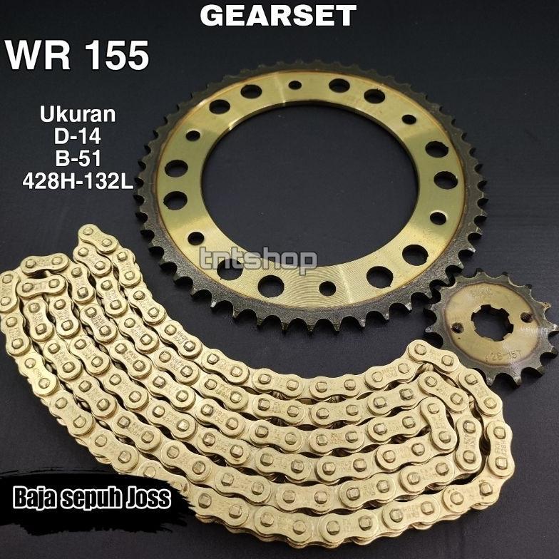 Gear Gir set Paket WR155 WR 155 Baja sepuh joss - Gear wr 155 gearset wr155 gir set wr155