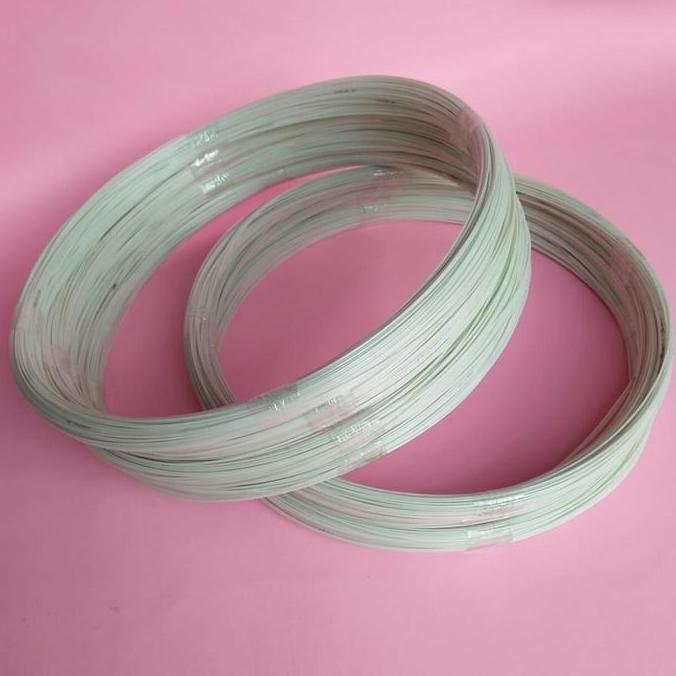 Jeruji Fiber 1.3mmn Putih Susu 50 meter 100 meter Ruji kandang burung pleci dll.