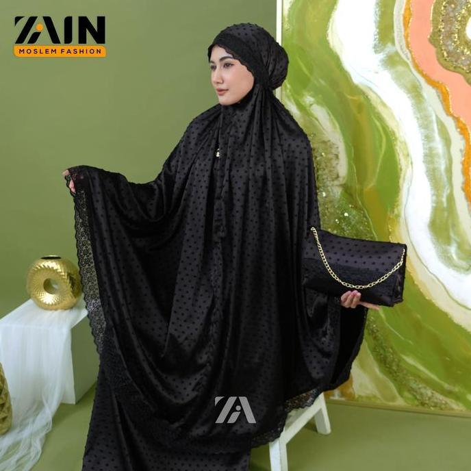 ZAIN - Mukena Dewasa Anggun 3in1 Uragiri Silk Mewah Cantik