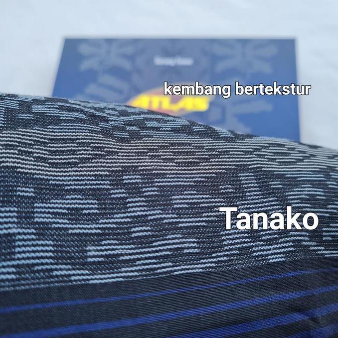 Sarung Tenun Atlas Premium 745 Kain Sarung Atlas dobby kembang motif