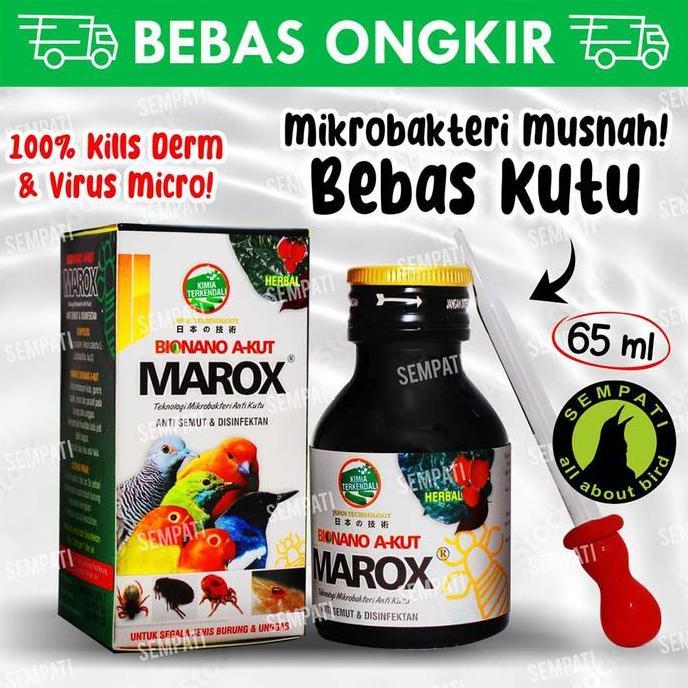 MAROX-AKUT BIOJANNA OBAT BURUNG SAKIT KUTUAN GUREM CAPLAK JAMURAN