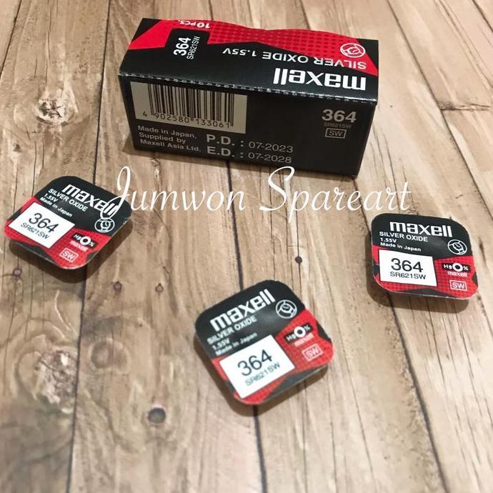 Baterai Maxell 364 SR621SW Original Maxell 364 Maxell 621 Original