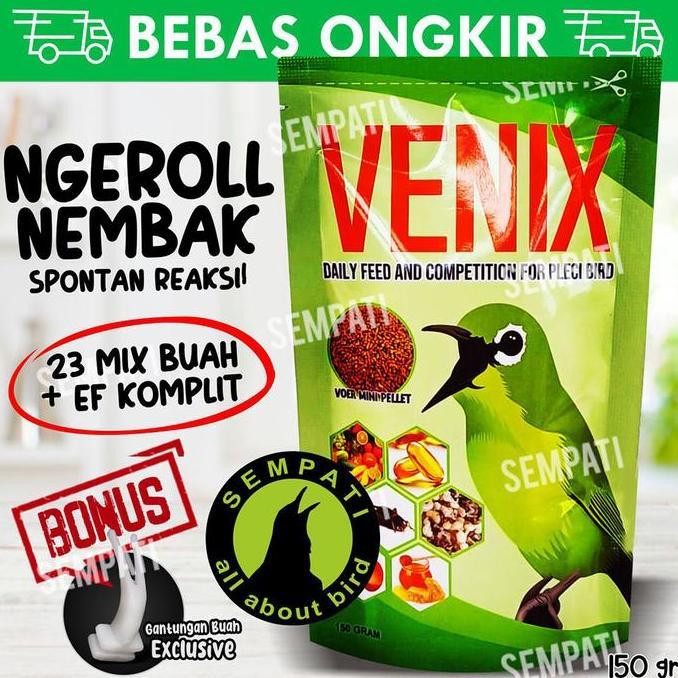 SEMPATI Venix Pur Pakan Pleci Booster High Protein Dosis Full Ngebren Voer Makanan Harian Lomba Mix 