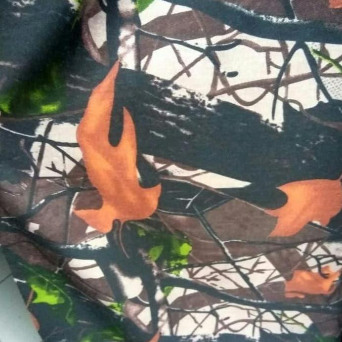 Bahan kain Camo katun twlii ripstop tr catton tornado