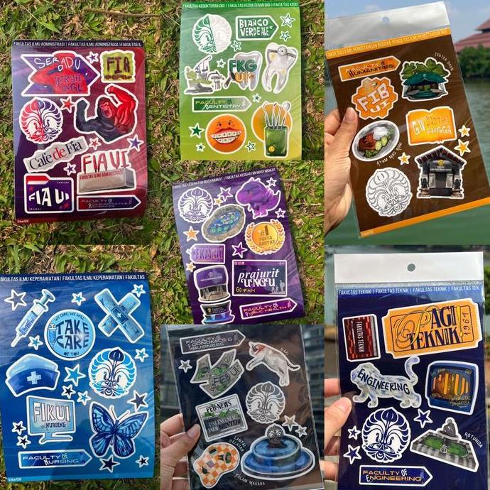 [BERIZIN RESMI] Sticker Pack FIA UI - OLD - STIKER MAKARA FAKULTAS ILMU ADMINISTRASI  UNIVERSITAS IN