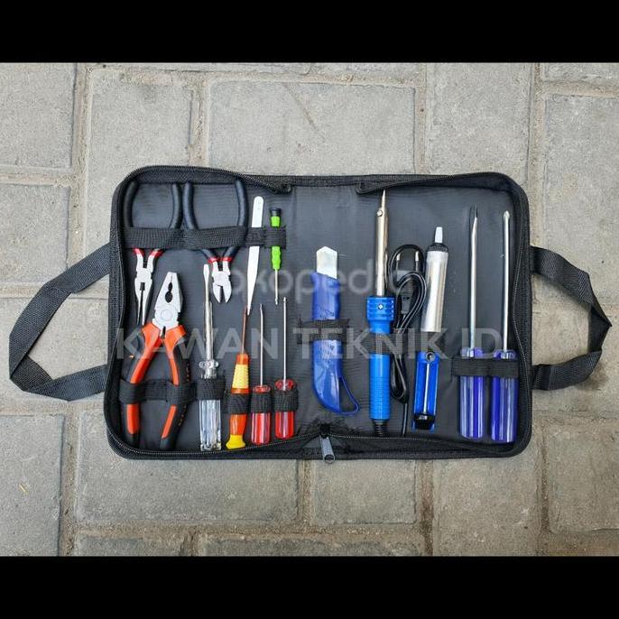 TOOLKIT ELECTRICAL 10PCS/SET PERKAKAS UNTUK LISTRIK RUMAHAN TOOL KIT