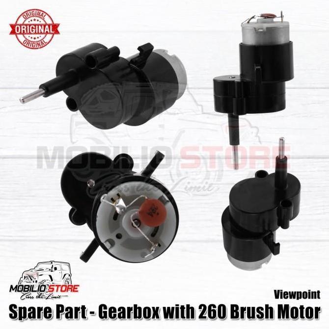 Spare Part Ori Gearbox RC WPL D12 1/10 Brushed Motor 260 Full Set