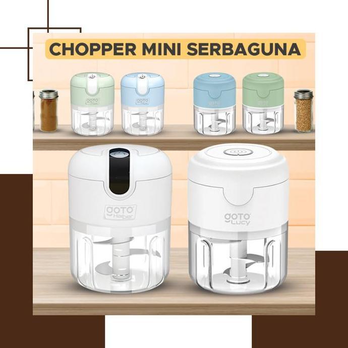 Goto Lucy Harper Mini Chopper Blender Portable Penggiling Bumbu Dapur