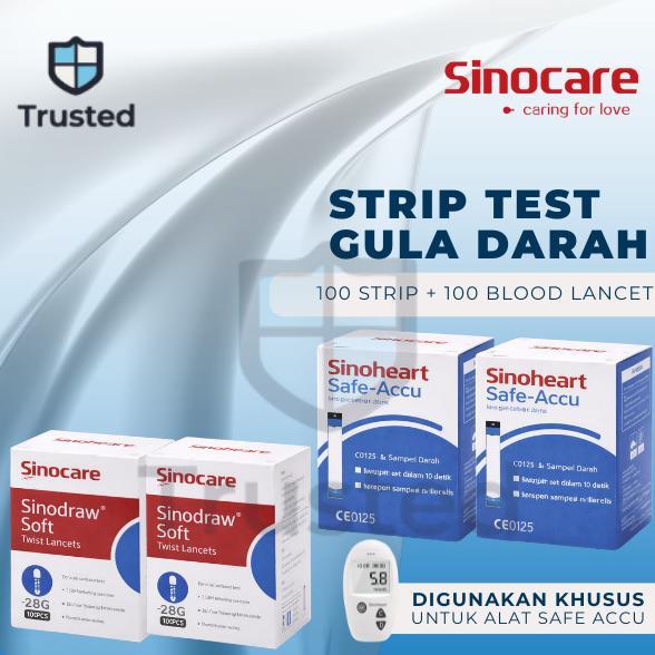 Terlaris Sinoheart Strip Gula Darah  Strip Gula Darah Stik Gula Sinoheart Accu