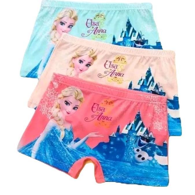 Clothes- 6 Pcs Cd Boxer Anak Perempuan Kids Grosir 6 Pcs Celana Pendek  Balita Motif Celana  Boxer 2