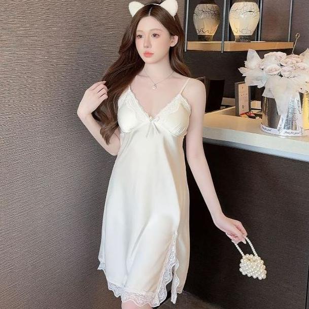 PROMO Baju Tidur Piyama Daster Wanita Korea Sexy Mini Dress Women Nightdress