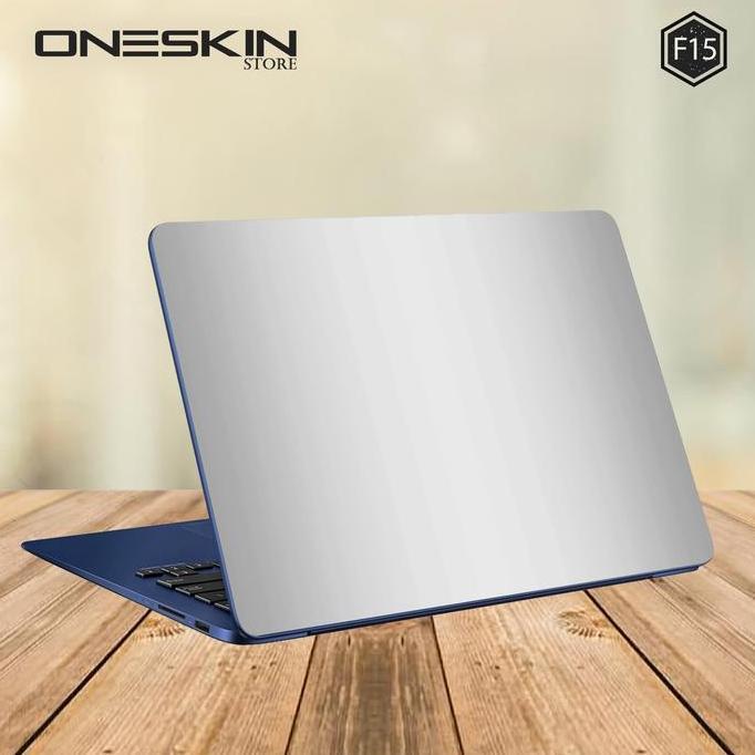 Garskin Laptop-Skin Laptop Macbook-Skin Laptop Toshiba -Silver Metalic