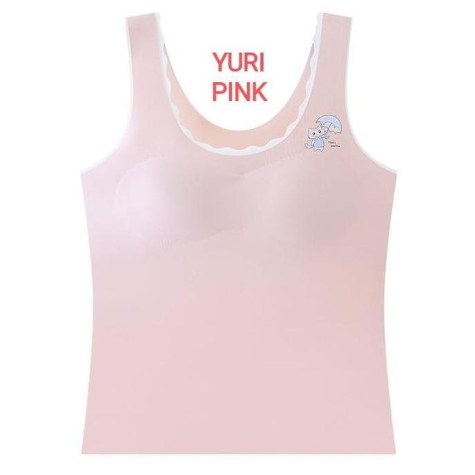 Clothes- Bajukiddie Kaos Dalam Bra Yuri Tank Top Cup Miniset Pakaian Dalam Anak Remaja Smp Sma Abg W