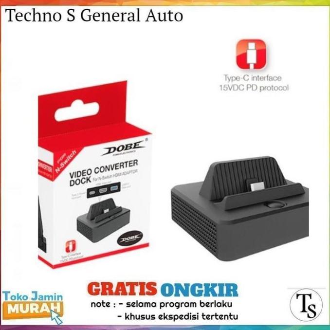 TERBARU - Dobe Video Converter Nintendo Switch - Video Converter Dock HDMI Switc