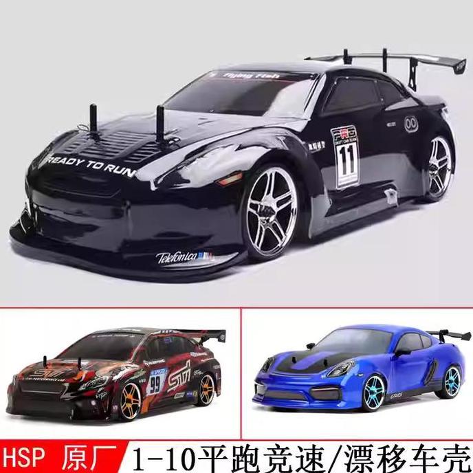 RC drift car HSP 94123 flying fish brushed RTR rc drift 1:10 2.4ghz mobil rc balap full propo drift