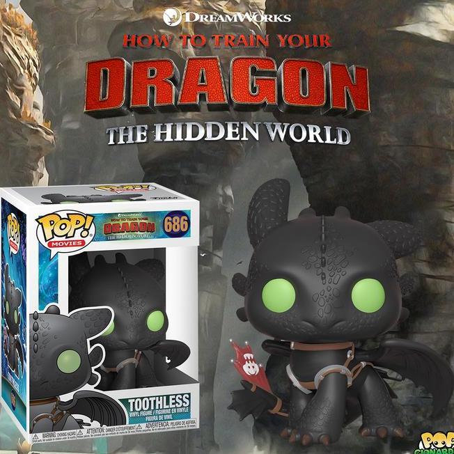 Funko Pop How To Train Your Dragon 3 Toothless Nht Fury 686