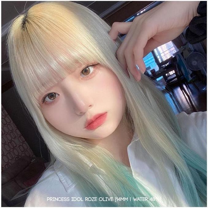 Occhio- Softlens Idol Roze Olive (Green) | Eos Princess [Mikhayloveshop]