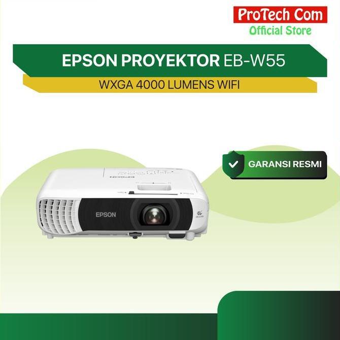 EPSON PROYEKTOR EB-W55 WXGA 4000 LUMENS WIFI