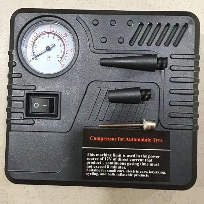 KOMPRESOR ANGIN MINI PORTABLE LISTRIK BAN SEPEDA MOBIL MOTOR UNIVERSAL