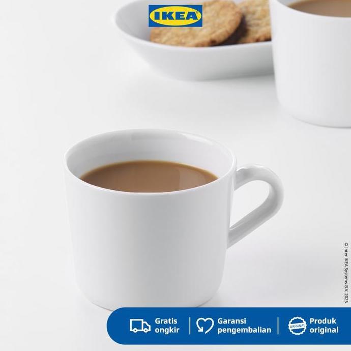 Taberu- Ikea 365+ Gelas Mug Putih 24Cl Kitchenware