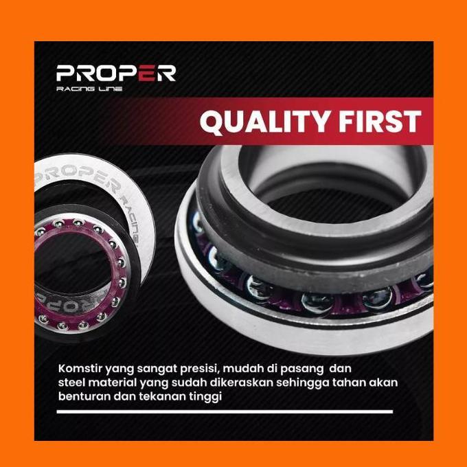 KOMSTIR PROPER RACING BALL RACE HONDA BEAT KARBU ORIGINAL PROPER