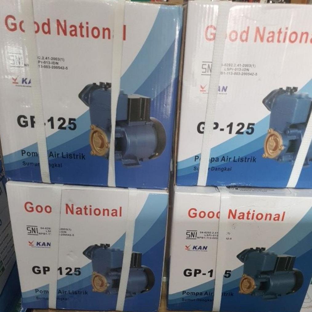 Pompa air nasional gp 125 / MESIN POMPA AIR NASIONAL GP-125 Pompa air sumur dangkal