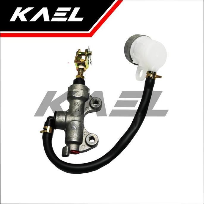 Tonjokan Master Rem Belakang Assy Jupiter MX New Dengan Selang Rumah Tabung Minyak Rem