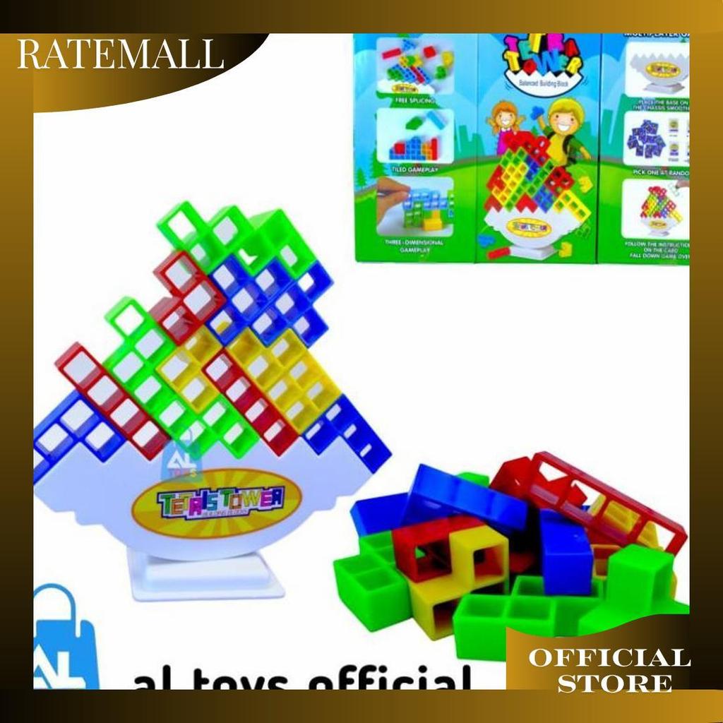 Mainan tetra tower balnced bulding block mainan game tetris tetra tower susun ss1561 AT Termurah