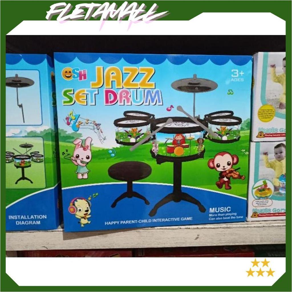 DRUM SET MINI ANAK / MAINAN DRUM SET / MINI JAZZ DRUM / MINI DRUM SET  / DRUM SET MAINAN ANAK AT COD