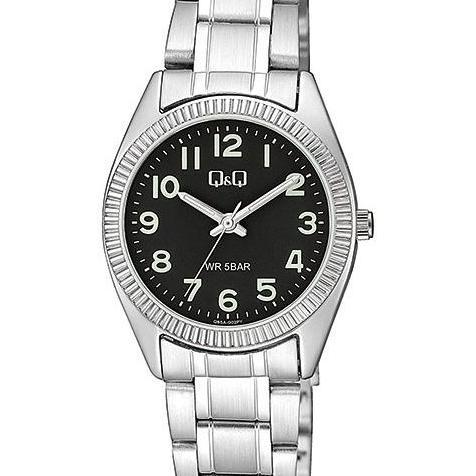Jam Tangan Wanita Q&Q QnQ QQ Analog Rantai Silver QA65A Original