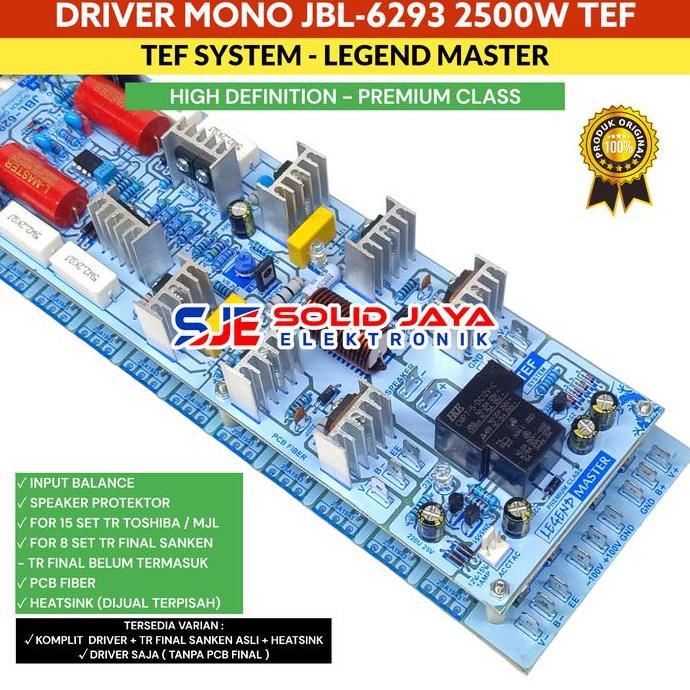 Rwd- Kit Driver Power Amplifier Forr Jbl6293 Jbl-6293 Jbl 6293 2000W Super Power Amplifier Plus Inpu