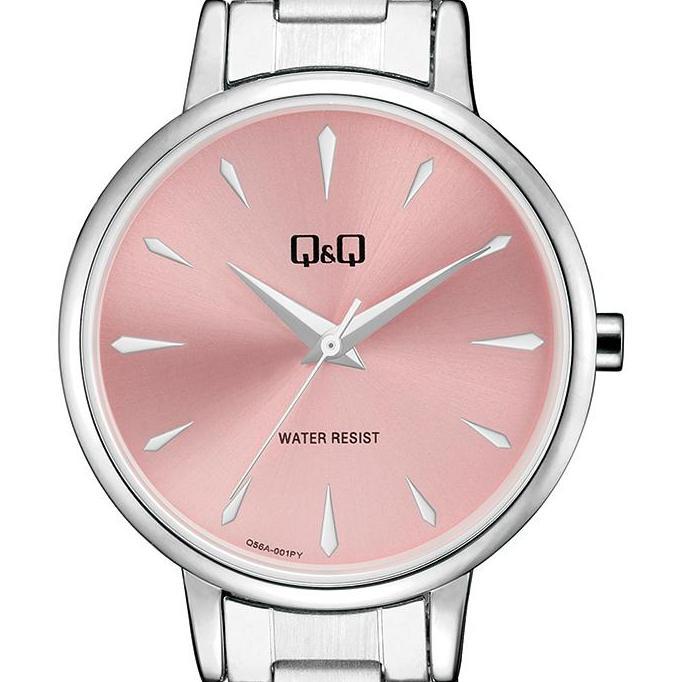 Jam Tangan Wanita Q&Q QnQ QQ Analog Rantai Silver QA56A Original