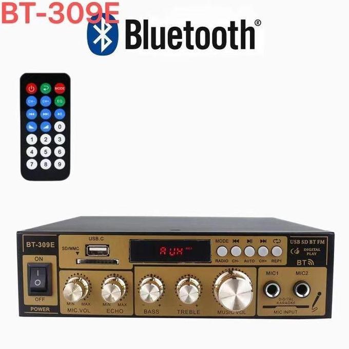 Rwd- Mkc Audio Ampurifier Bluetooth 5.0 Stereo 2 Channel 800W -Bt-309E