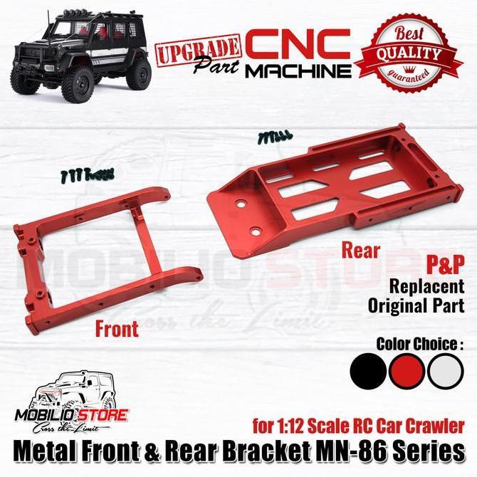 Upgrade Part-Metal Front & Rear Chassis Bracket MN86 MN128 Series RC Crawler